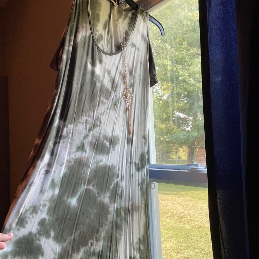 Open shoulder dress